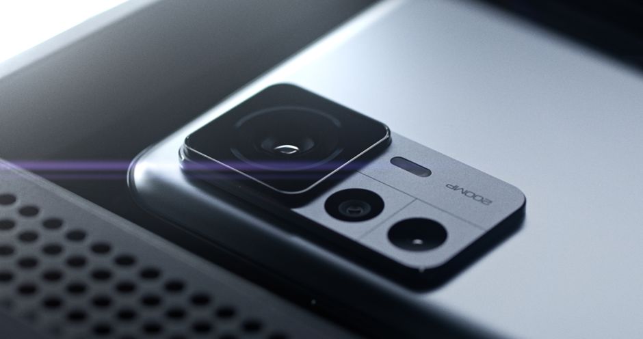 High-resolution close-up of a contemporary smartphone camera lens with sleek design.